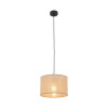 Lampadario Juta nero 1 luce E27 TK Lighting