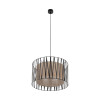 Lampadario Harmony Nature 3 luci nero E27 TK Lighting