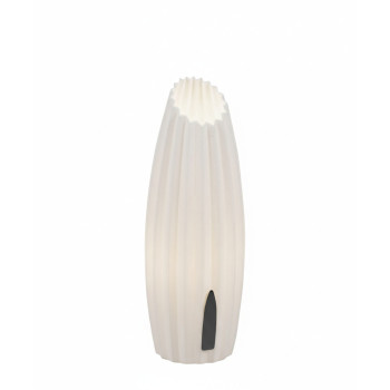 Lampada da tavolo Nadine bianca 1 luce Fabas
