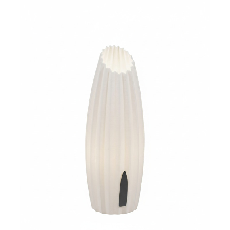 Lampada da tavolo Nadine bianca 1 luce Fabas