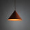 Lampadario Cono L Brick arancione E27 TK Lighting