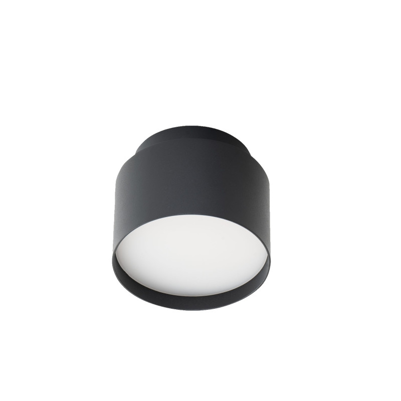 Plafoniera Oregon LED nera dimmerabile 12W Fabas