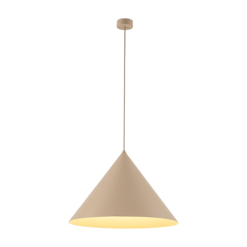 Lampadario a sospensione Cono Xl Sabia sabbia E27 TK Lighting