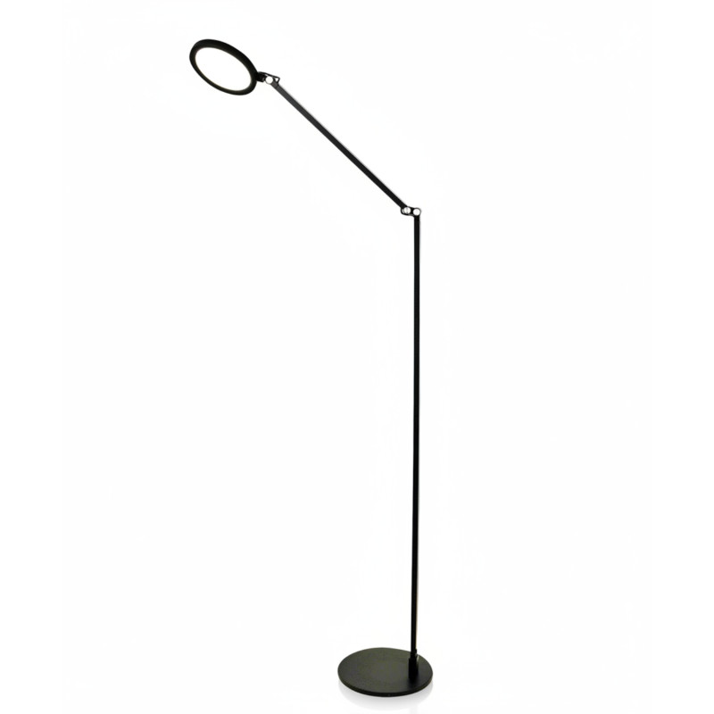 Piantana Regina nera LED orientabile 9W Fabas