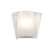 Fabas Viki applique trasparente 1 luce E27 contemporanea