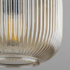 Lampadario Sophia 1 luce nero cognac E14 TK Lighting