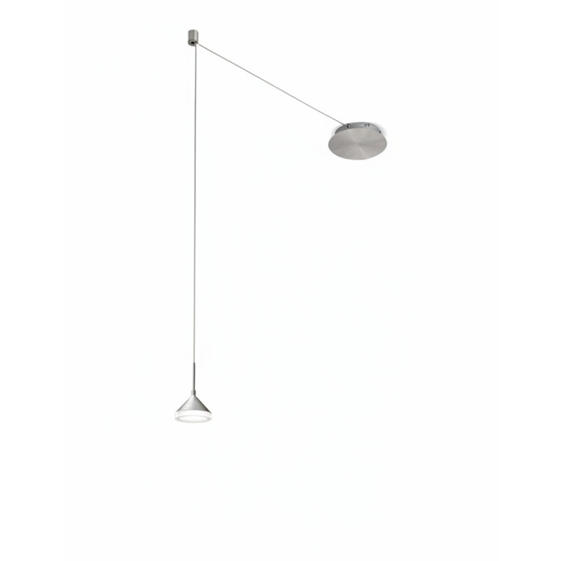 Lampadario Isabella Smart Luce 1 luce alluminio Fabas