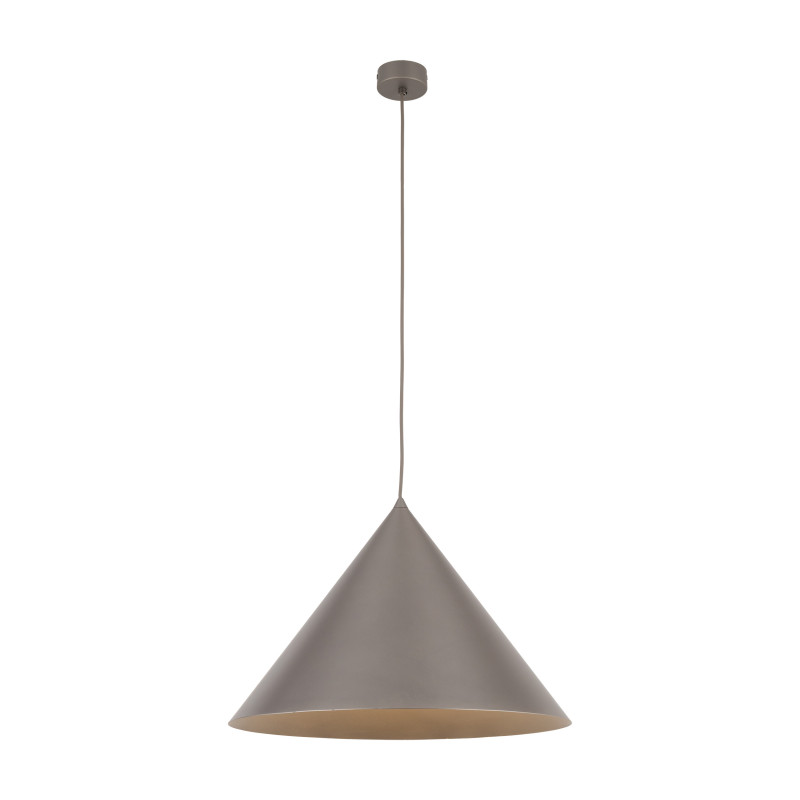 Lampadario Cono Xl New marrone E27 TK Lighting
