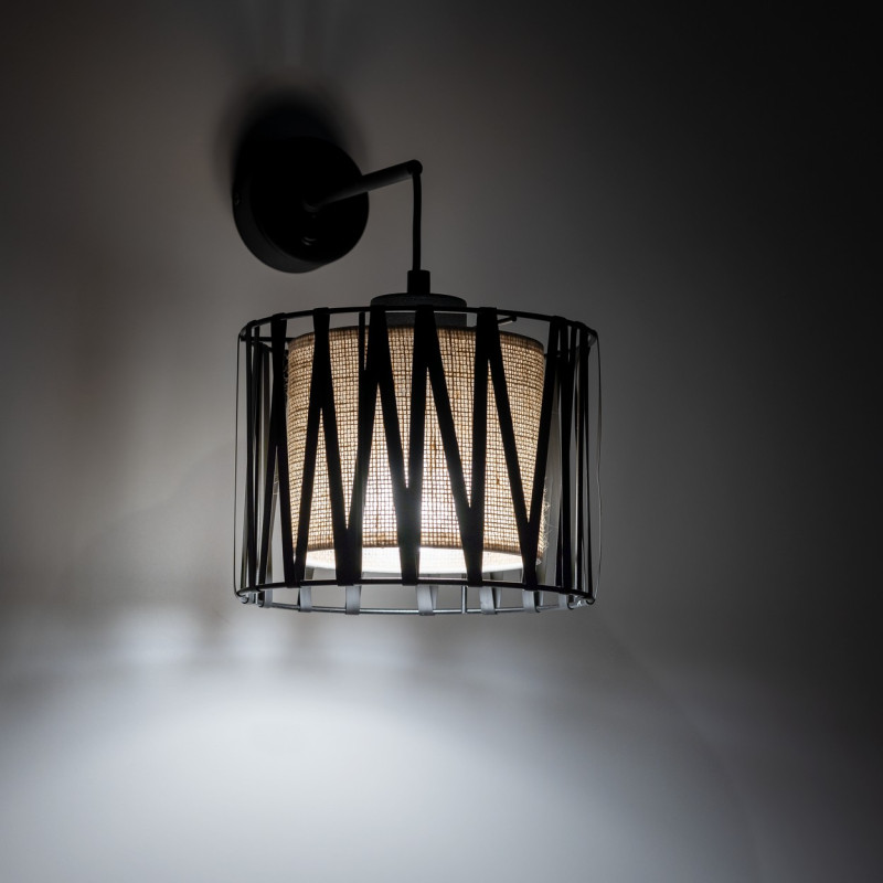 Applique Harmony Nature 1 luce nera E27 TK Lighting