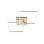 Plafoniera Bard Smart Luce oro opaco Fabas