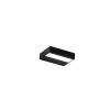 Applique Snap LED integrato nera da parete Fabas