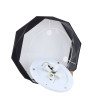 Plafoniera Kantoor 4 luci bianca nera E27 TK Lighting