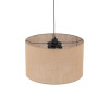 Lampadario Juta 3 luci nero E27 stile boho TK Lighting