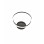 Applique Giotto Smart Luce LED nero 1 luce Fabas
