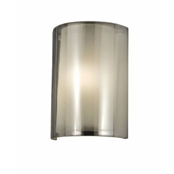 Applique Maribel fumé 1 luce E27 moderna Fabas