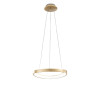 Sospensione Quirk LED in ottone satinato Fabas