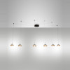 Lampadario a sospensione Arabella ambra LED Fabas