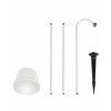 Faretto LED ricaricabile Armanda bianco 3W IP54 Fabas