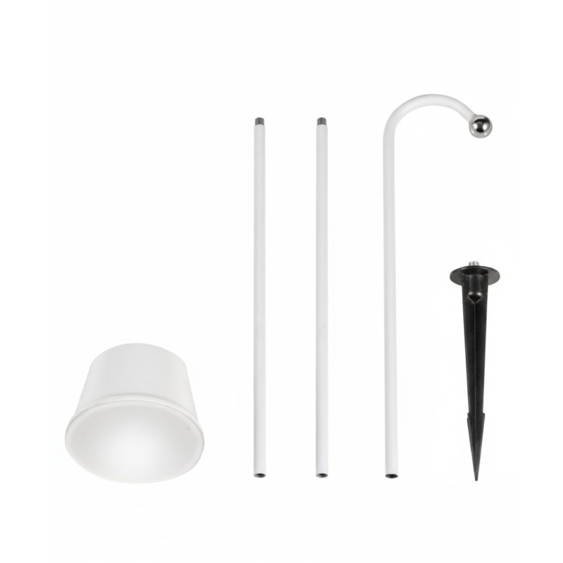 Faretto LED ricaricabile Armanda bianco 3W IP54 Fabas