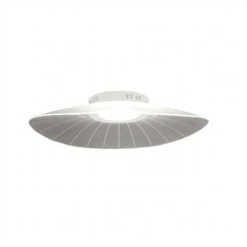 Fabas Vela plafoniera bianca LED integrato 24W
