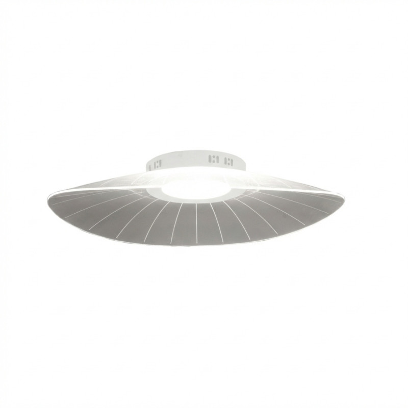 Fabas Vela plafoniera bianca LED integrato 24W
