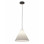 Sospensione Cone Fabas 1 luce E27 bianca