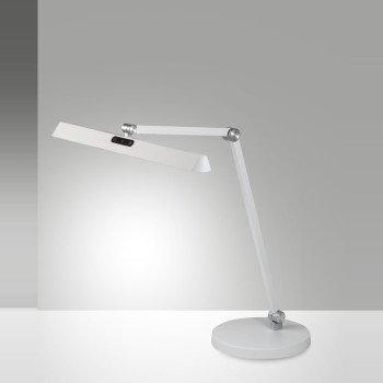 Lampada da tavolo Beba moderna LED bianca Fabas