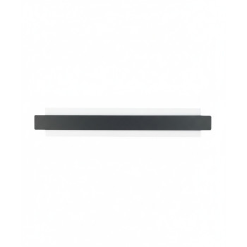 Applique LED Regolo nero moderno da parete Fabas