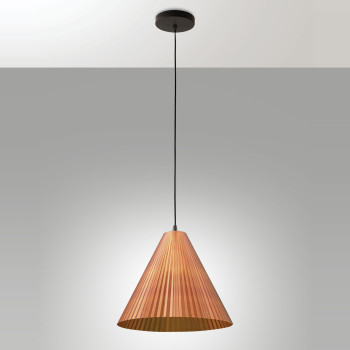 Fabas Cone lampadario a sospensione arancio 1 luce E27