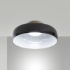 Plafoniera a soffitto Lunar nera LED 26 W Fabas