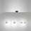 Lampadario sospensione Arabella fumé 1 luce Fabas