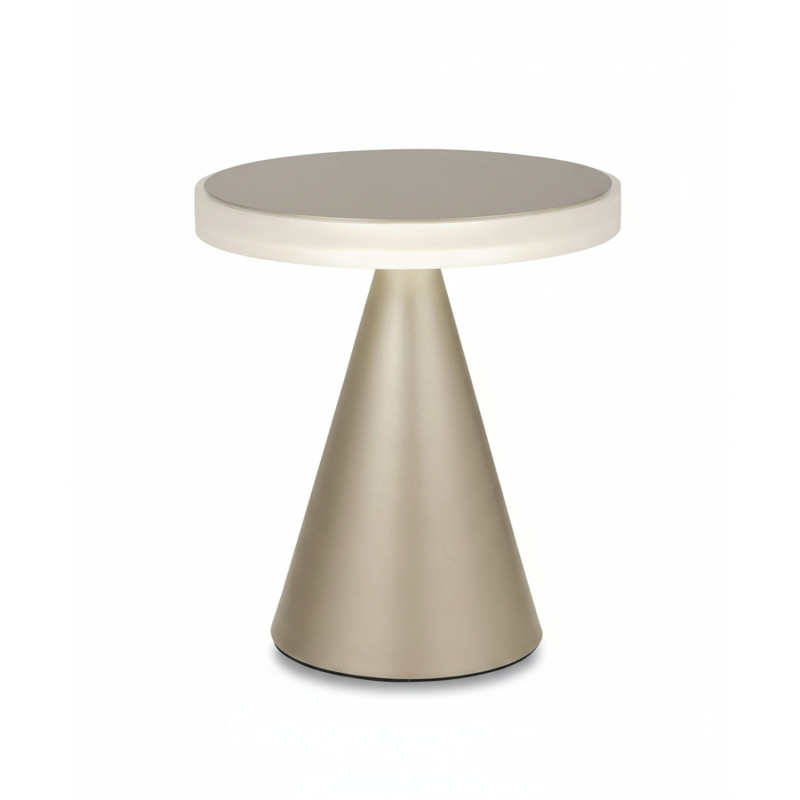 Lampada da tavolo Neutra LED oro opaco 12 W Fabas