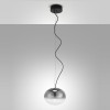 Lampada a sospensione Ovalia 1 luce grigio Fabas
