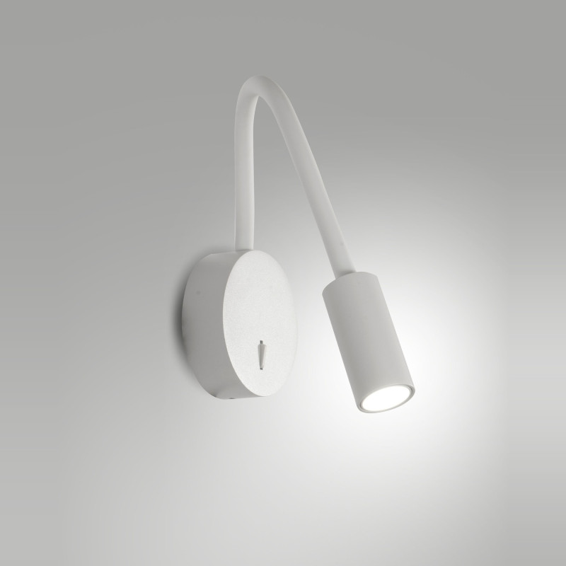 Applique Flux orientabile bianca LED 3,1 W Fabas