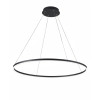 Lampadario a sospensione Giotto LED 60W nero Fabas