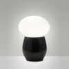 Lampada da tavolo Freddy nera E27 Fabas 1 luce