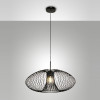 Lampadario a sospensione Fassa 1 luce nero Fabas