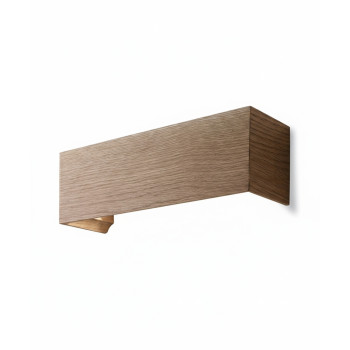 Applique Badia LED integrato 1 luce quercia 16 W Fabas