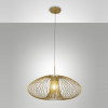 Lampada a sospensione Fassa 1 luce E27 oro opaco Fabas