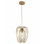 Sospensione Camp 1 luce E27 oro opaco Fabas
