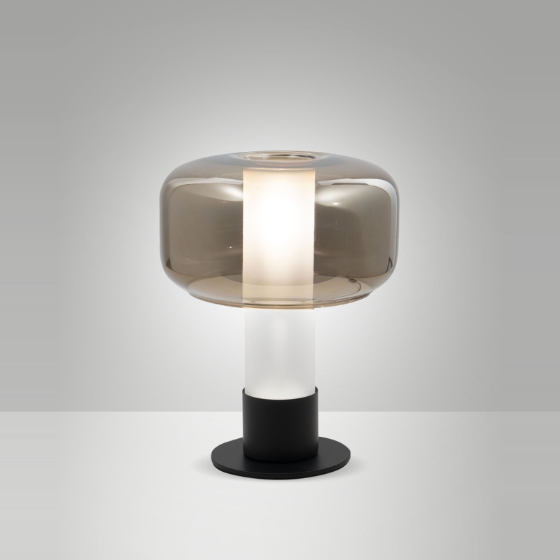Lampada da tavolo Flick oro 1 luce E14 Fabas