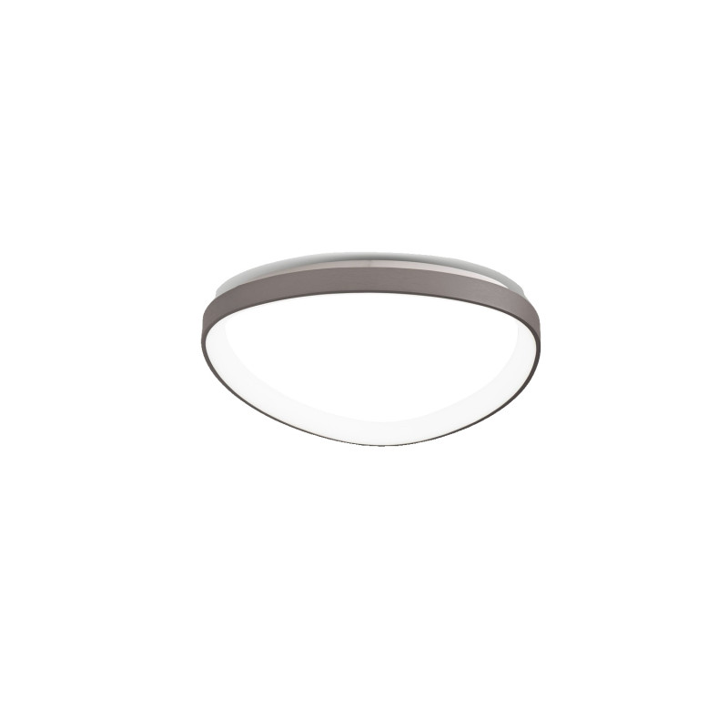 Plafoniera Quirk tortora LED 38W moderna Fabas