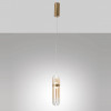 Sospensione LED Portofino ottone satinato Fabas