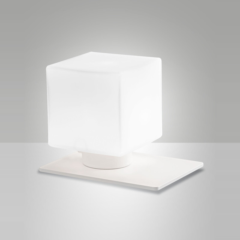 Lampada da tavolo Zara bianca 1 luce G9 LED 3W Fabas