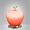 Lampada da tavolo Wendy LED rosso ottone Fabas