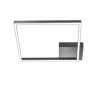 Plafoniera Bard 1 luce antracite Smart Luce Fabas