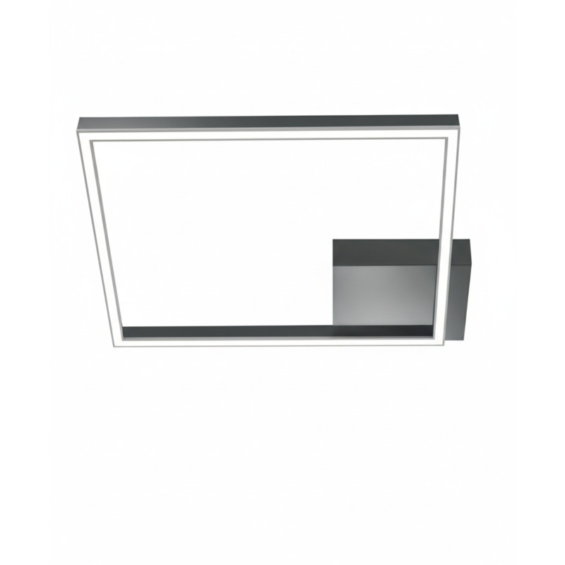 Plafoniera Bard 1 luce antracite Smart Luce Fabas