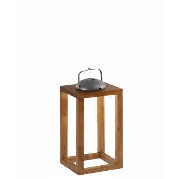 Lampada da tavolo Blend LED IP54 noce Fabas