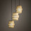 Lampadario Calisto Juta 3 luci E27 nero beige TK Lighting