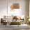 Lampadario Juta 3 luci nero E27 stile boho TK Lighting